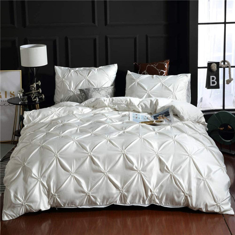 Classic White Premium Cotton Percale Duvet Cover